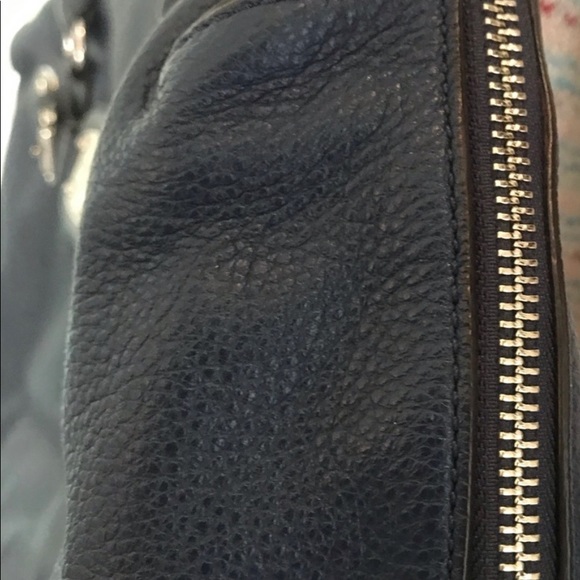 Navy Blue Michael Kors Large Handbag - Picture 5 of 6